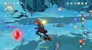 The second Scarlet Quartz beside a Frostarm Lawachurl (Image via Gamers Heroes, Youtube)